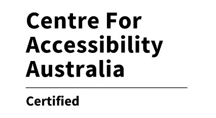 Centre for Accessibility Australia certified logo
