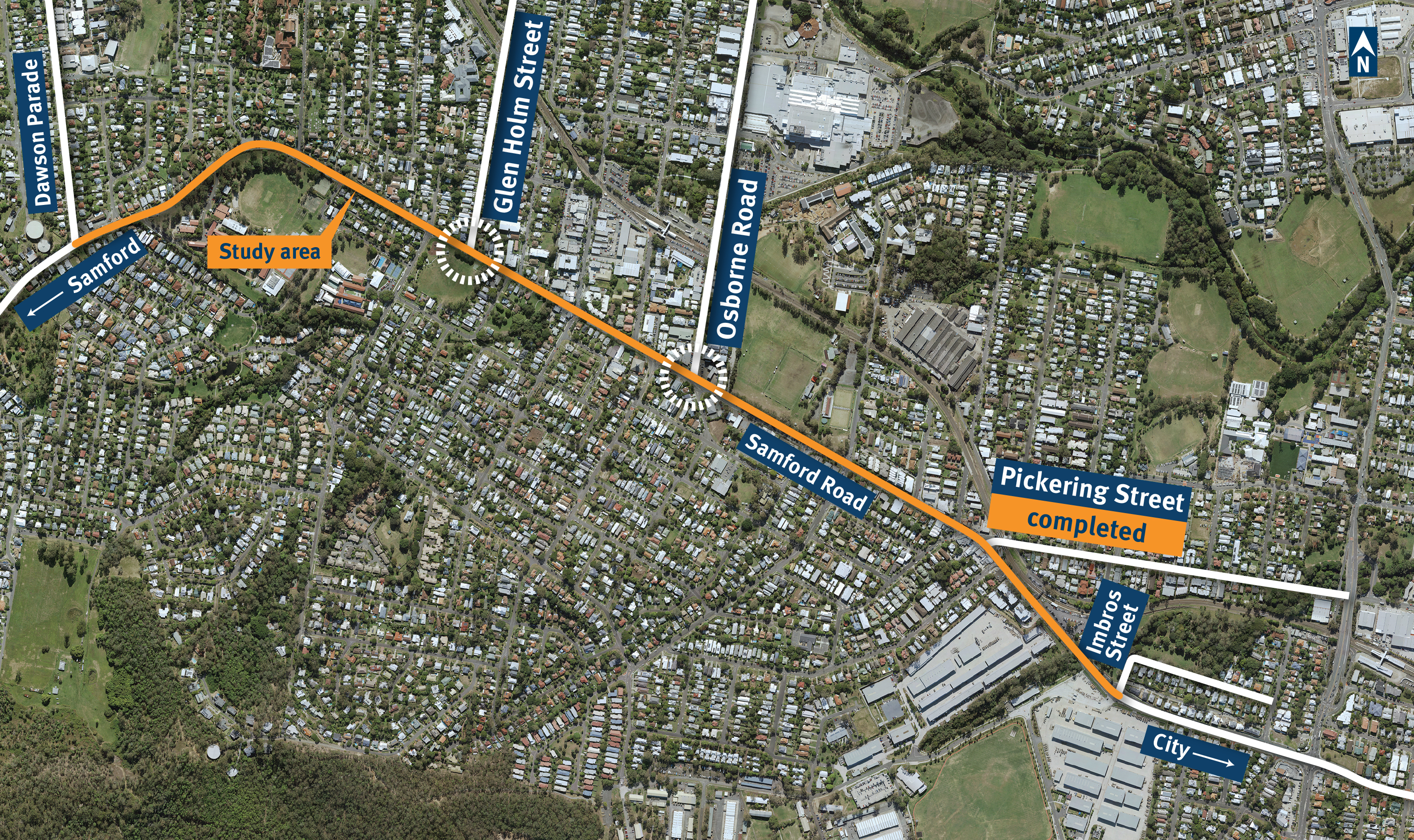 Samford Road community consultation study area