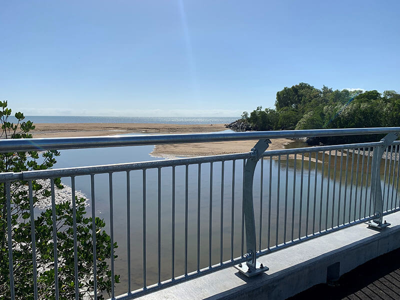 View to east from Barr Creek Bridge.